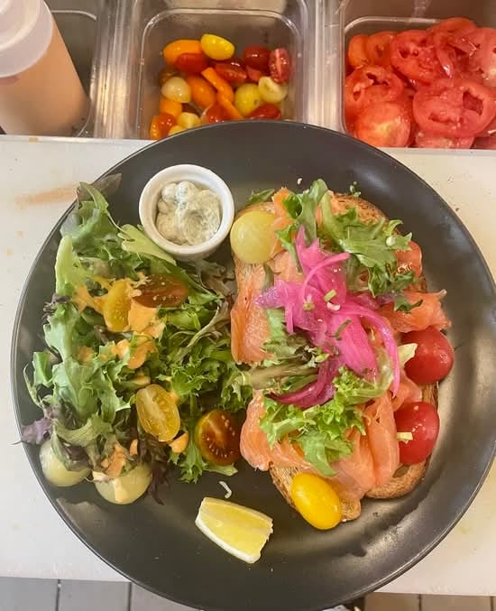 Salmon Avocado Toast.